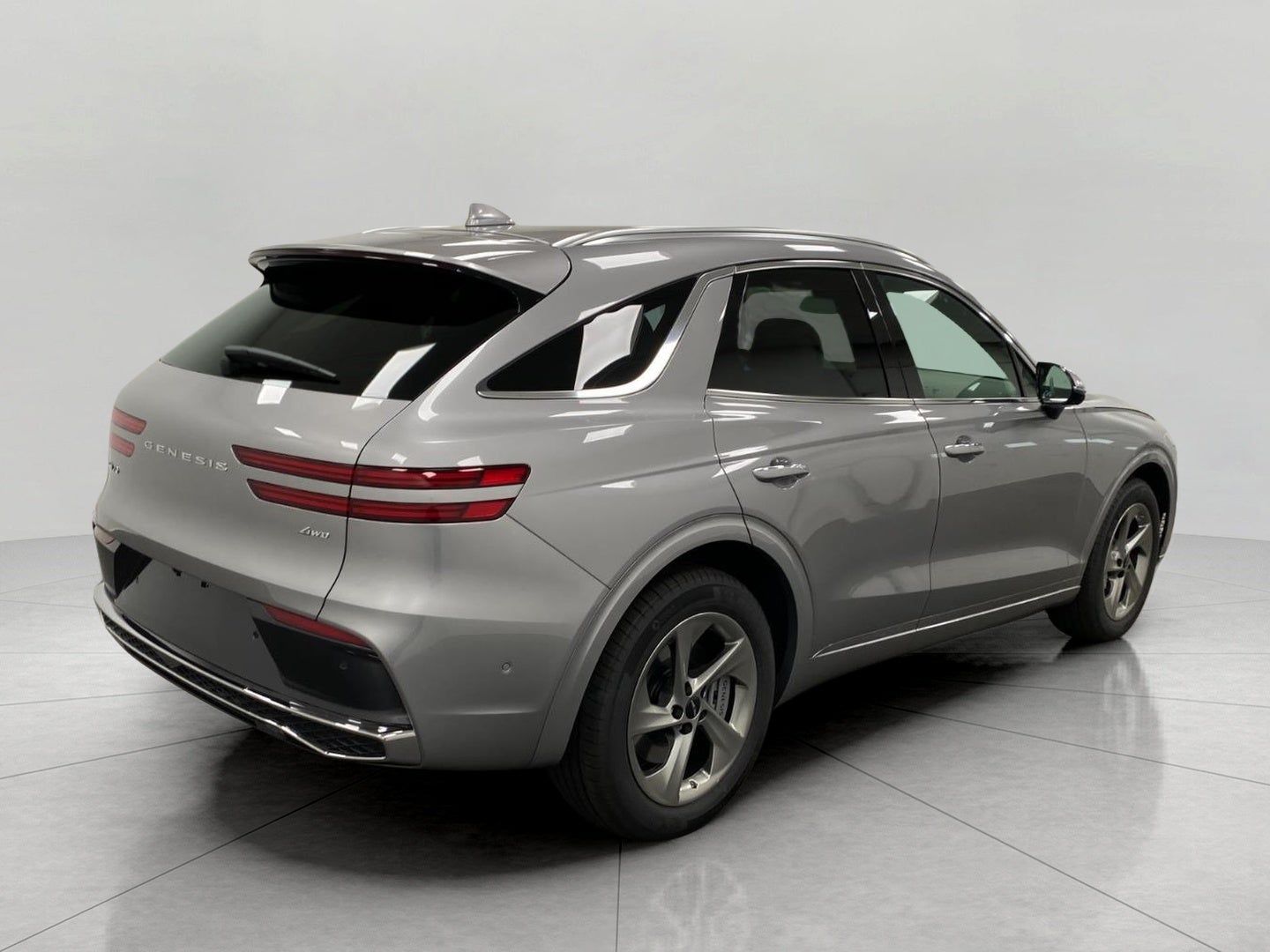 2026 Genesis GV70 — rear three-quarter view
