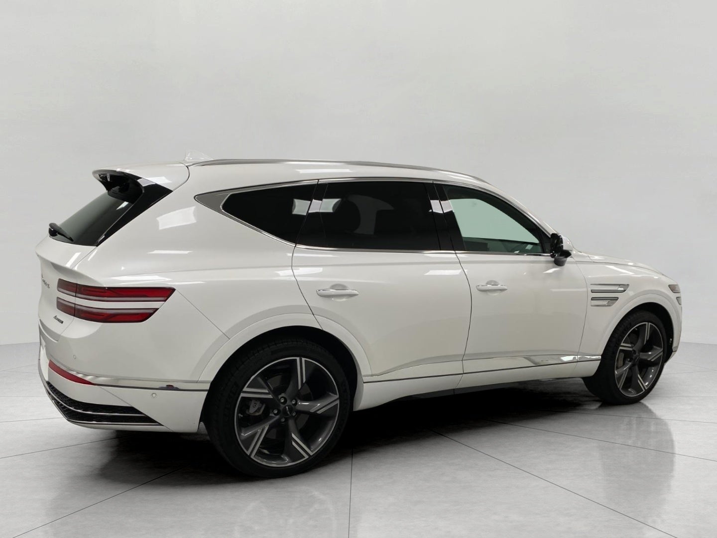 2026 Genesis GV80 — rear three-quarter view